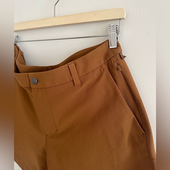 Men’s Lululemon commission classic shorts burnt orange brown size 34 - Picture 3 of 6